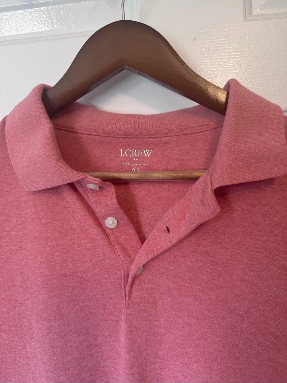 J. Crew Soft-Touch Cotton Polo Shirt size Large